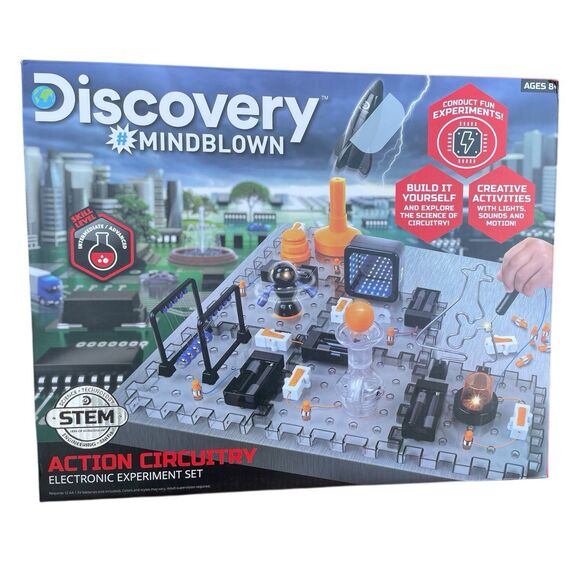 Discovery MINDBLOWN Action Circuitry Electronic Experiment STEM Kit Science set - Picture 1 of 10